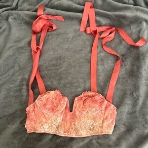 super cute urban outfitters out from under corset/bra going out top!!